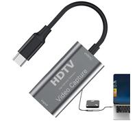 Scheda di acquisizione video 4K: dispositivo di acquisizione della registrazione per la trasmissione di videogiochi | Interfaccia multimediale da USB C ad alta definizione, USB 3.0, dispositivo di cat