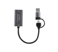 Scheda di Acquisizione Video 4K Tipo C+USB per HDTV Video Grabber Recorder per Videocamere di Gioco Registrazione di Streaming Live