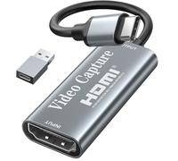 Scheda di acquisizione video, da HDMI a USB C, scheda di acquisizione 1080p di tipo C, acquisizione video gioco HDMI per editing video/giochi/streaming/insegnamento online