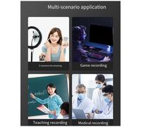 Scheda di acquisizione video HD 4K USB3.0 Game Live Streaming e registratore con ingresso linea microfono