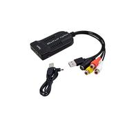 Scheda di Acquisizione Video USB Convertitore da VHS/HD/Hi8/DVD A Digitale HD/RCA/S-Video A USB 2.0 Dispositivo di Acquisizione di Registrazioni Audio