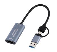 Scheda di acquisizione video USB3.0 4K - Compatibile con il registratore di giochi USB Type-C per lo streaming live di giochi