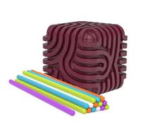 Scheda di Agitazione in Silicone - Giocattolo di da Stress, Giocattolo di Rilassamento, Cubo Sensoriale per Ansia di Messa A Fuoco Autismo ADHD, Strumento di Agitazione Tascabile Migliora Le