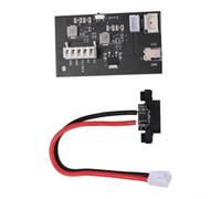 Scheda di alimentazione 12V3A, per la sostituzione della console Saturn | Uscita 12V3A, materiale ABS, 12 x 8 x 4 cm, sostituzione diretta, CC pulita per il gioco, nero