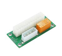 Scheda di Alimentazione Sincrona con Alimentatore Multiplo ATX Dual PSU Aggiungi 2PSU con LED di Alimentazione al Connettore un 4 Pin