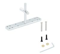 Scheda di alluminio GPU Mount Single Layer con funzione di scorrimento regolabile per computer desktop GPU Brace Parti del computer dell'ufficio