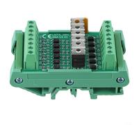 Scheda di amplificazione CC PLC a 6 canali, modulo di controllo industriale con uscita NPN 5A per canale con isolamento dell'accoppiatore ottico per sistemi di automazione e controllo per impieghi