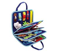 Scheda di apprendimento Feltro - I Bambini Sentito Giocattoli di apprendimento, Attività di apprendimento Prescolare Libro Occupato | Funntitive Cognitive Educational Sensory Busy Body, Port