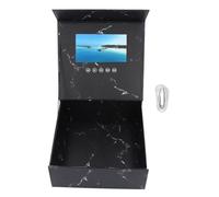Scheda di Auguri di Video Display LCD Presentata di Alta Definizione Video Elettronica per il Compleanno di un Anniversario di Natale