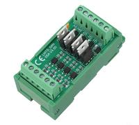 Scheda di aumento del segnale DC PLC a 4 canali 5A 12/24VDC NPN Output Modulo di controllo industriale con isolamento fotoelettrico 3000V, azionamento MOSFET ad alta potenza per