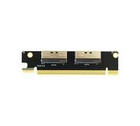 Scheda di Biforcazione PCIe 4.0 X16 A Doppio MCIO X8, Adattatore PCIe A MCIO per GPU, Formazione AI, Stazione di Lavoro per Rendering VFX