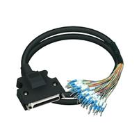 Scheda di breakout con terminale a molla SCSI 50, montaggio su guida DIN, modulo connettore femmina Mini-D Strip/MDR da 0,05" a 50 pin(HL-SCSI50-MIO-2M)