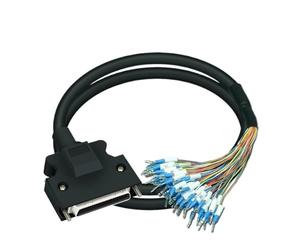 Scheda di breakout con terminale a molla SCSI 50, montaggio su guida DIN, modulo connettore femmina Mini-D Strip/MDR da 0,05" a 50 pin(HL-SCSI50-MIO-5M)