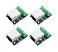 Scheda di breakout per connettore femmina Ethernet RJ45 da 4 pezzi