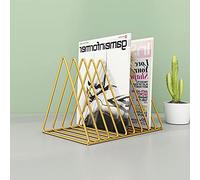 scheda di carta da scrivania in metallo, Metal Desk File Organizer Bookend Magazine Rack Multicolor(C)