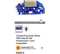 Scheda Di Controllo Bimby TM31 Mod. BT Già Programmata + Lame Compatibile [EEK: A+++]