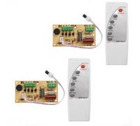 Scheda di controllo della ventola con telecomando e timer 7H per ventilatori da pavimento, modulo PCB 85 x 43 mm, nessuna saldatura richiesta (2 pezzi)