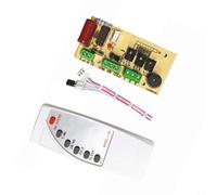Scheda di controllo della ventola da 300 W con telecomando, circuito stampato di ricambio per ventilatore a piantana con 3 modalità di vento e timer da 7,5 h, compatibile con interruttori a pulsante