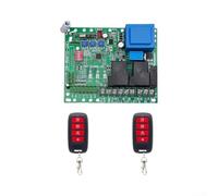 Scheda di controllo elettrica per porta scorrevole con indicatore LED e telecomando, controller motore da 220 V per sistemi di automazione, meccanismo di sicurezza e protezione del tempo