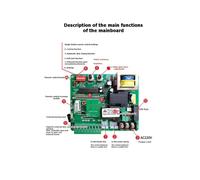 Scheda di Controllo per Apriporta Scorrevole Wi-Fi con 1 Scheda Madre per Telecomando A 433 MHz per Cancello Automatico