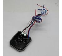 Scheda di controllo per decespugliatore da 32 V, 36 V, 42 V, senza brushless, scheda driver con indicatore LED per tosaerba agli ioni di litio, alloggiamento in metallo e plastica, colore nero