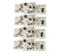 Scheda di Controllo per Lampade Solari, Modulo di Controllo per Luci a LED, Batteria 3,2 V, 3,7 V, 6,4 V, 7,4 V, 11,1 V, 12,8 V, Circuito per Lampioni Solari Fai Te, 4 pezzi.