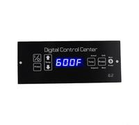 Scheda di controllo termostato digitale per griglie della Louisiana a pellet con imbracatura, parte di ricambio controller 120 V/230 V con sonda per carne, controllo automatico del calore (controller)