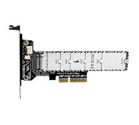 Scheda di conversione disco rigido | Convertitore ad alta velocità da PCIe 5.0 a M.2 | Scheda adattatore per unità di backup per trasferimento dati con dissipatore di calore, per aggiornamento della