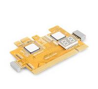Scheda di debug desktop ASHATA Scheda diagnostica 4 in 1 Accessori per il rilevamento della scheda madre del computer, Scheda diagnosi, Scheda diagnostica desktop quattro in utilizzata principalme