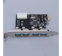 Scheda Di Espansione Adattatore Hub USB 3.0 PCI-E 4 Porte USB Con Porta Di