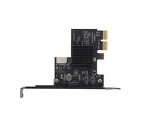 Scheda di Espansione Anteriore Type-E PCI-E da 2X un USB3.1 A-Key Gen2, Scheda Riser Connettore Pannello Frontale un 20 Pin Interna Type-E da 10 Gbps