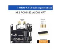 Scheda di Espansione Audio da PCIe A M.2 NVMe e I2S per Raspberry Pi, Adattatore SSD NVMe, Modulo di Interfaccia Audio Digitale.