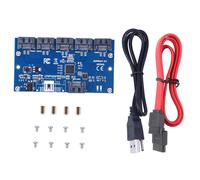 Scheda di espansione con interfaccia SATA, adattatore convertitore per dischi rigidi con interfaccia SATA 3.0 e funzione moltiplicatore di porte.