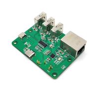 Scheda di espansione da USB a Ethernet per adattatore Zero HUB 3 Interfaccia Ethernet USB 10/100Mbps con protezione di ripristino automatico