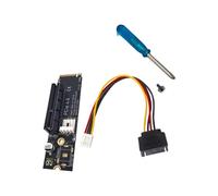 Scheda di espansione di potenza PCIe 4X con alloggiamenti per unità per trasmissione dati e accessori di archiviazione (120) Adattatore di espansione professionale