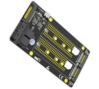 Scheda di espansione Due NVME Adattatore Raiser a PCIe HDDs Adattatore HDD A SFF-8643 Scheda di Espansione 30/42/60/80mm