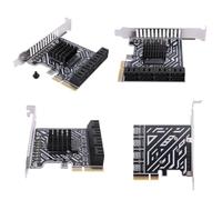 Scheda di espansione generale per scheda aggiuntiva PCB (A) | Generic Scheda di espansione PCB Add On Card Controller Board Desktop Server Adapter (A) 3 pezzi 1 x PCIE a SATA Scheda di