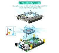 Scheda Di Espansione GPIO 802.3Af/At Per RPi 5 ADATTATORE POE HAT PCB Potente