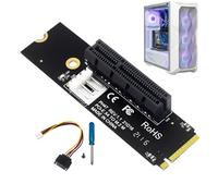 Scheda di espansione - Moltiplicatore convertitore adattatore da porta a PCIE | Adattatore M Key Interface Card Full Speed | Circuito da M.2 a PCIE Convertitore PCIE M.2 Scheda adattatore M.2 Scheda