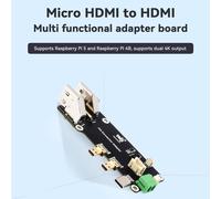 Scheda di espansione multifunzione Raspberry Pi HDMI a HDMI Adapter Board S4 T9