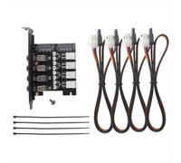 Scheda di espansione PCI a risparmio energetico con controller per disco rigido a doppio canale con cavo che migliora le prestazioni del PC