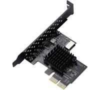 Scheda di espansione PCI-E2X a USB 3.1 A-Key Gen2 con connettore frontale Type-E, scheda riser con connettore interno Type-E a 20 pin da 10 Gbps per