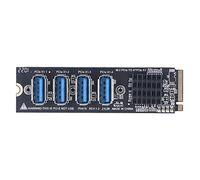 Scheda di espansione PCI Express, Adattatore per Scheda di espansione da M.2 a PCIe X1 per Computer Desktop