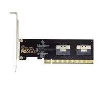 Scheda di Espansione PCIe 4.0 X16 un 4 Porte Compatibile NVMe Adattatore pe8004