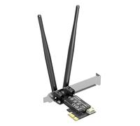 Scheda di espansione PCIe 5.4 compatibile con Bluetooth AX900Mbps per modulo WiFi 6 e coralli con antenne SMA esterne Kit scheda di rete PCIe
