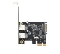 Scheda di espansione PCIE a 2 porte USB3.2 Gen1 con velocità di trasferimento di 5 Gbps compatibile per sistemi Windows Scheda di estensione per schede madri ad accesso rapido ai dati da 5 Gbps