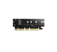 Scheda di Espansione PCIe A M.2 NVMe 64Gbps con Copertura Dissipatore di Calore Supporto 2230/2242/2260 Nera