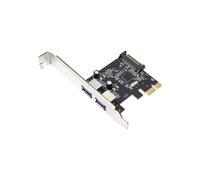 Scheda di Espansione PCIE A USB3.0 A 2 Porte, Adattatore USB PCIE Supporta X4x8 X16 PCIEX1 A Scheda USB-A A 2 Porte