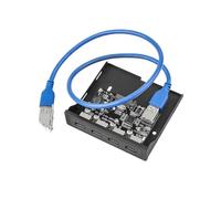 Scheda di espansione PCIE della baia degli azionamenti anteriori USB3.0 di velocità veloce all'adattatore di 4 porte per i desktop