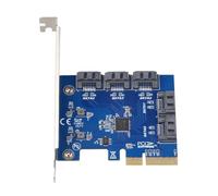 Scheda di espansione PCIE Sata3 a 5 porte 6 GB di trasferimento dati ad alta velocità PCIExpress per il trasferimento dati PCIExpress del computer desktop